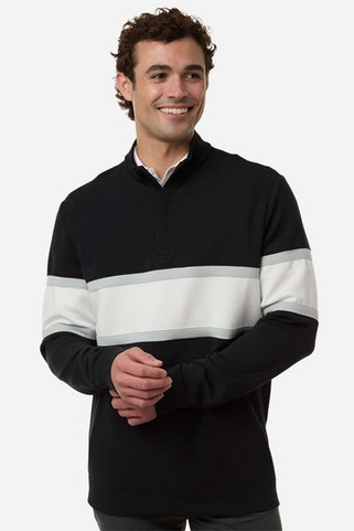 Swannies SWOQ500 - Pulóver de Hombres Owen Quarter-Zip Colorblock