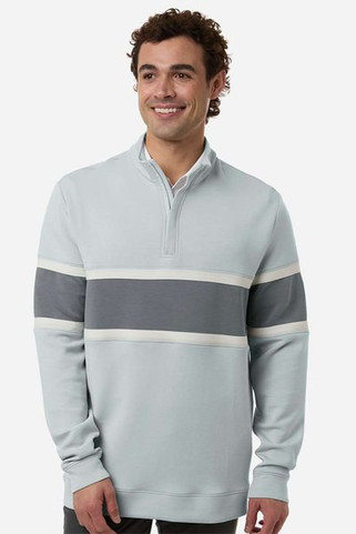 Swannies SWOQ500 - Pulóver de Hombres Owen Quarter-Zip Colorblock