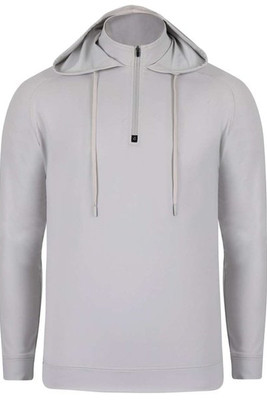 Swannies SWV600 - Unisex Vandyke Quarter-Zip Hooded Pullover