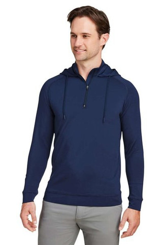 Swannies SWV600 - Unisex Vandyke Quarter-Zip Hooded Pullover