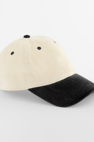 BEECHFIELD BF690 - CONTRAST PEAK CORDUROY CAP