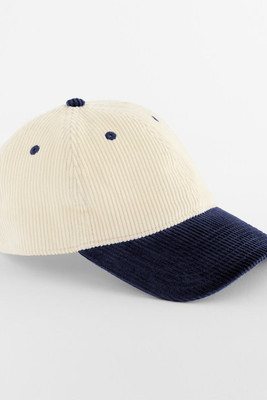 BEECHFIELD BF690 - CONTRAST PEAK CORDUROY CAP