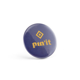 Button badge with double magnetic clasp - Egotier 73127