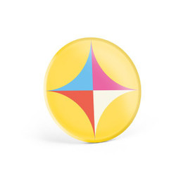 Button pin badge - Egotier 73129