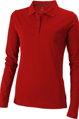 Elevate Life 38087 - Oakville Langarm Poloshirt für Damen