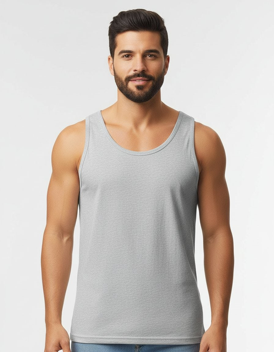 Gildan 2200 - Tank Top Premium 100% Cotton Preshrunk Jersey - White |  Wordans Canada
