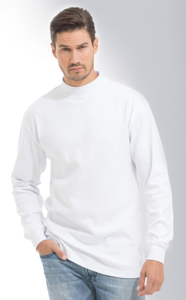 Merkur 4600 MOCKNECK INTERLOCK JERSEY L/S