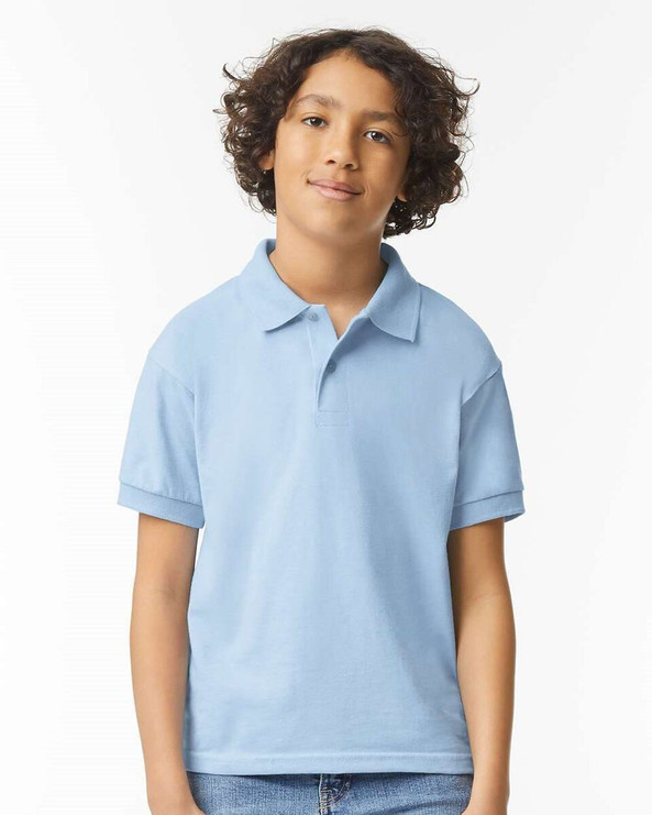 Gildan 8800B - YOUTH S/S JERSEY POLO JUNIOR 6 oz