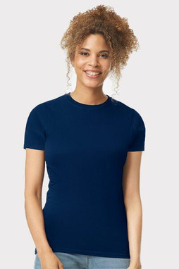 Gildan 64000L - Premium Comfort Fitted Cotton Blend T-Shirt