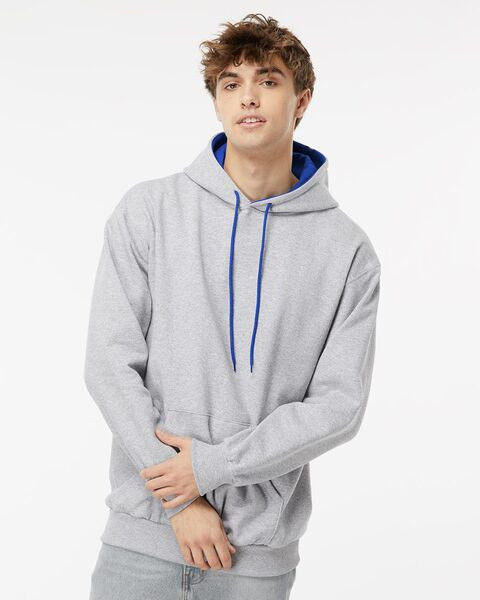 King Athletics Double Hooded Two-Tone Sweatshirt 9041