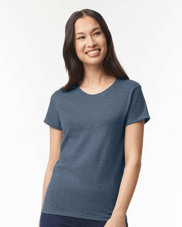 Gildan 5000L - Sustainable Heavy Cotton Ladies T-Shirt with Feminine Fit