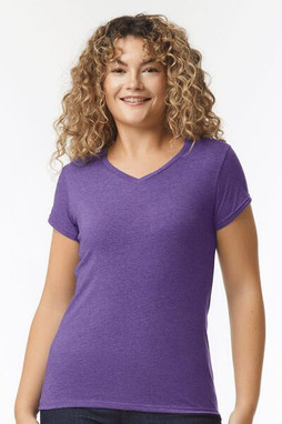 Gildan 64V00L - V-Neck T-shirt Junior Fit for Women