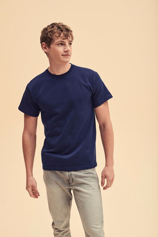 Fruit of the Loom SC61212 - Premium Cotton Belcoro Yarn Crew Neck Tee