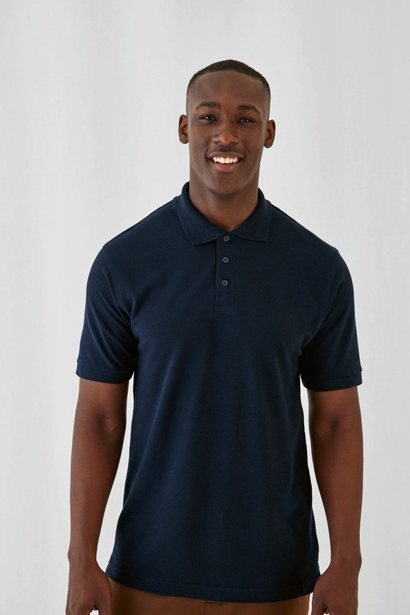 B&C CGHEA - Comfortabele Katoenen Polo Met Knoopsluiting