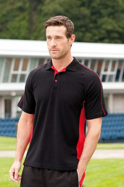 Finden & Hales LV322 - Polo Esportivo de Algodão com Detalhes Contrastantes