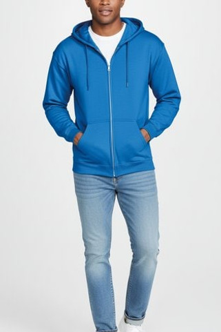 Gildan GI18600 - Ultra Soft Full Zip Hooded Sweatshirt with Pockets
