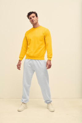 Fruit of the Loom SC163 - Sweatshirt Homem Manga Reta