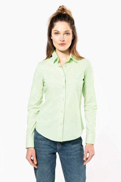 Kariban K549 - JESSICA - CAMICIA DONNA MANICHE LUNGHE POLICOTONE POPELINE