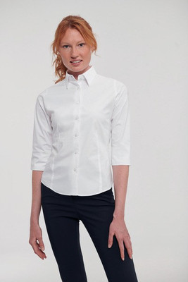 Russell Collection RU946F - Ladies' 3/4 Sleeve Fitted Shirt