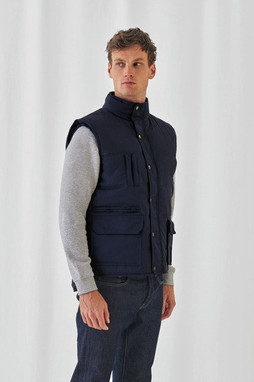 B&C CGEX - Bodywarmer med flera fickor