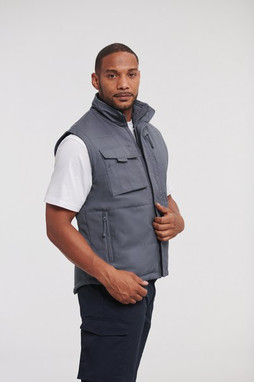 Russell RU014M - Robuste Outdoor-Weste mit Vielseitigen Taschen