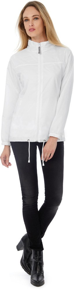 B&C CGJW902 Women's Lightweight Packable Nylon Jacket Black