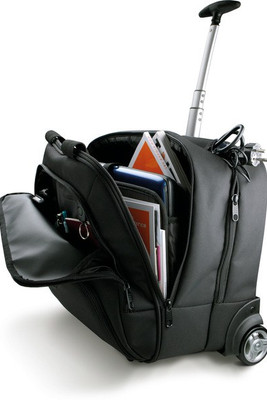 Kimood KI0904 - Deluxe 17-Inch Laptop Travel Trolley with Organizer