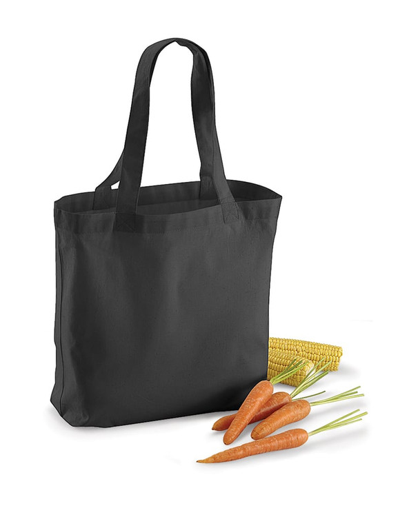 Westford mill W180 - Eco-Friendly Organic Cotton Shopper Tote Bag