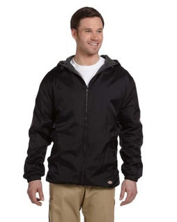 Dickies 33237 - Fleece-Lined Hooded Nylon Jacket