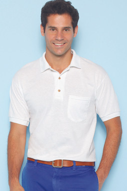 Gildan 8900 - S/S Jersey Polo With Pocket