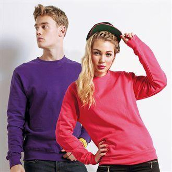 AWDIS JUST HOODS JH030 - Veelzijdige Unisex Sweater met Afneembaar Label