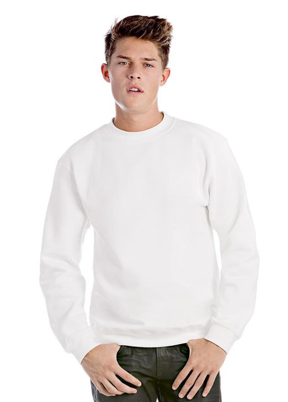 B&C Collection BA404 - Modern Crew Neck Sweatshirt with Ribbed Details