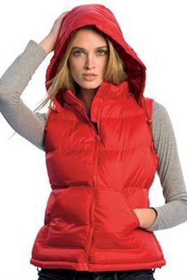 B&C Collection BA670 - Chic Feather-Touch Hooded Bodywarmer