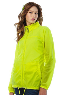 B&C Collection B601F - Feminine Fit Windbreaker Jacket with Concealed Hood