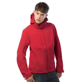 B&C BA630 - Casaco Homem Hooded Softshell Men