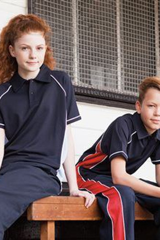 Finden & Hales LV372 - Kids Moisture-Wicking Piped Polo Shirt