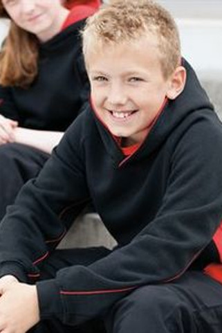 Finden & Hales LV339 - Kids Contrast Hooded Sweatshirt