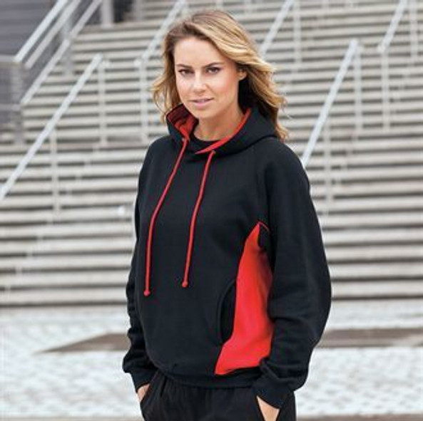 Finden & Hales LV335 - Contrast Hooded Sweatshirt