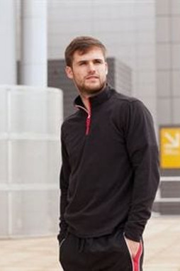 Finden & Hales LV570 - Piped Zip Neck Fleece