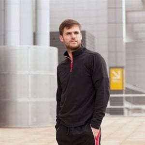 Finden & Hales LV570 - Piped Zip Neck Fleece