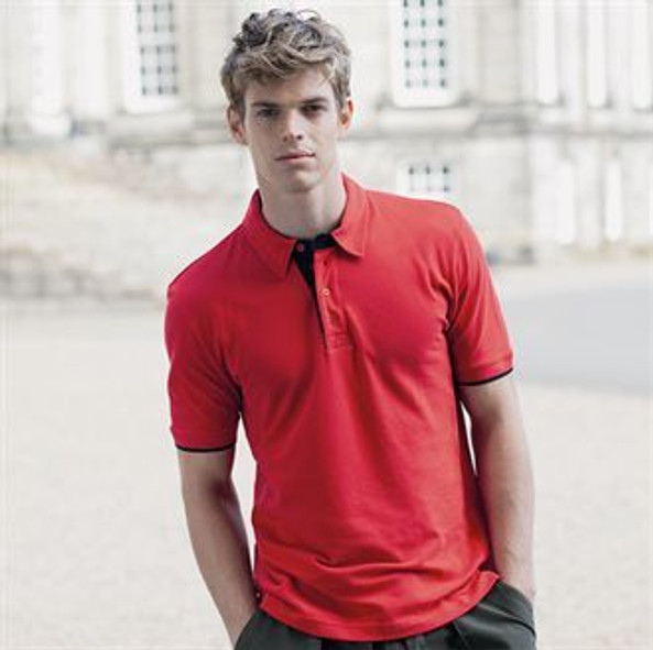 Front Row FR200 - Contrast Cotton Piqué Polo Shirt