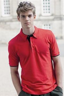 Front Row FR200 - Contrast Cotton Piqué Polo Shirt