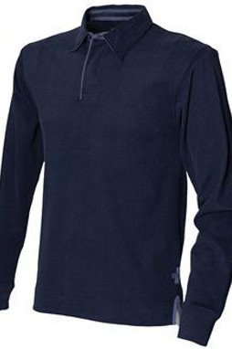 Front Row FR43M - Polo de rugby super douce à manches longues