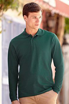 Fruit of the Loom SS258 - Polo à manches longues Premium