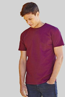 Fruit of the Loom SS044 - Ultra Soft Premium Cotton Tee for Enhanced Printability