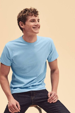 Fruit of the Loom SS048 - Premium Cotton Round Neck Mens T-Shirt