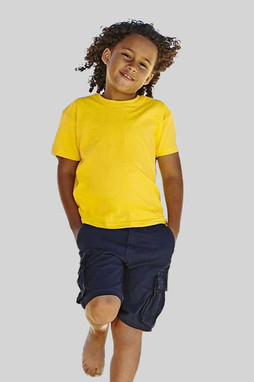Fruit of the Loom SS031 - T-Shirt Cintré Enfant 100% Coton Valueweight