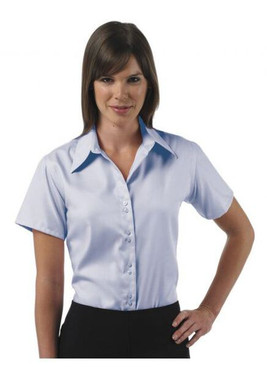 Russell Collection J957F - Camicia da donna anti stiro a manica corta