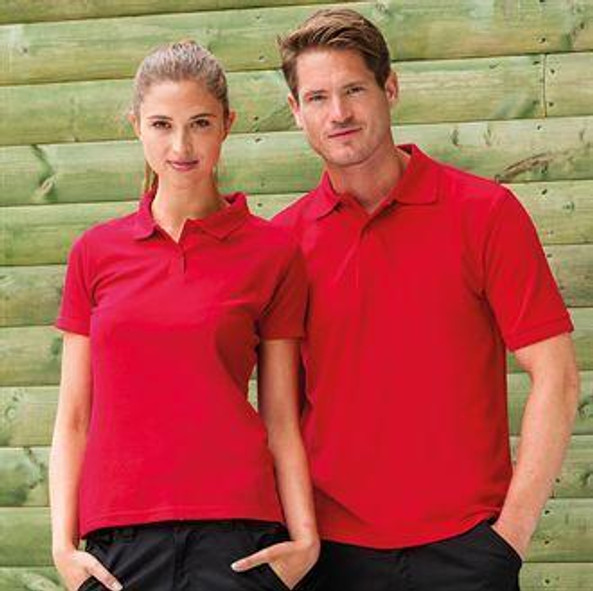 Russell J599M - Polo piqué resistente:misure extra large 5XL e 6XL
