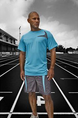 Spiro S182M - Atmungsaktives Cool-Dry Trainingsshirt mit Reflektoren